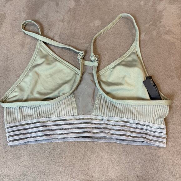 Pink Sport Victoria's Secret Ultimate Lightly Lined Sports Bra Bralette Green M - Picture 3 of 7